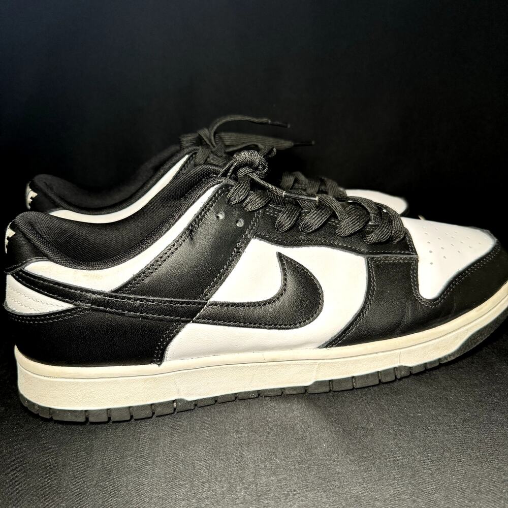 Size 13 - Nike Dunk Low Black White Men's Shoes - Ships Now